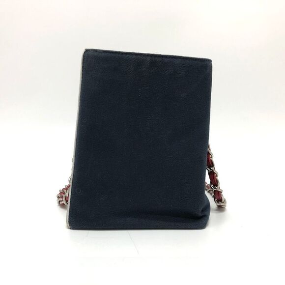 Chanel Numero 5 Navy Canvas Tote Bag (Pre-Owned) - Picture 4 of 14